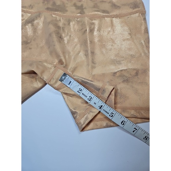 OFFLINE by Aerie Womens Real Me Metallic Orange Athletic Shorts Size Small NWT - Picture 9 of 9